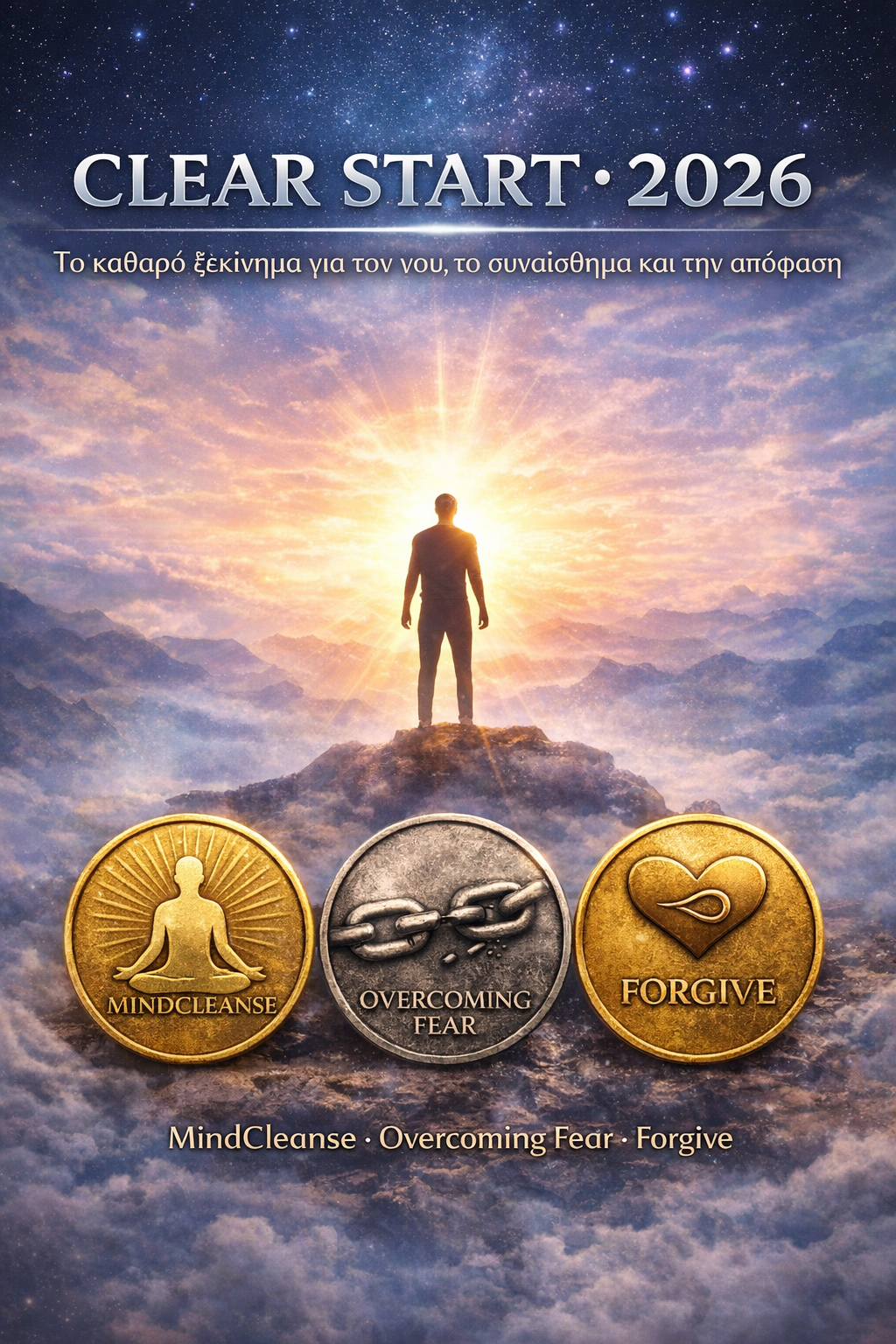 CLEAR START · 2026 - Το καθαρό ξεκίνημα για μυαλό, συναίσθημα και απόφαση